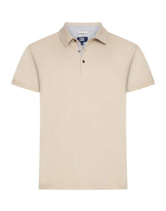 Cutter &amp; Buck - Advantage Premium Polo Men - Beige - Customisable Polo Shirts