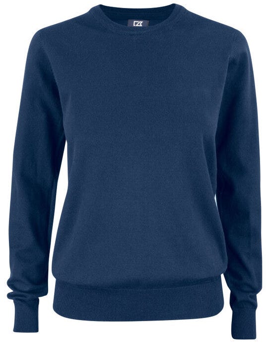 Oakville Crewneck Women - CB355417 - Dark Navy - Customisable Knitwear