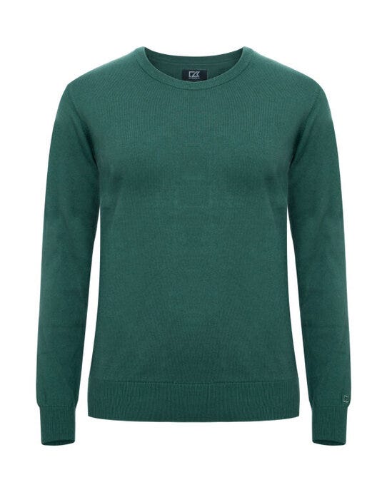 Oakville Crewneck Women - CB355417 - Pine Green - Customisable Knitwear