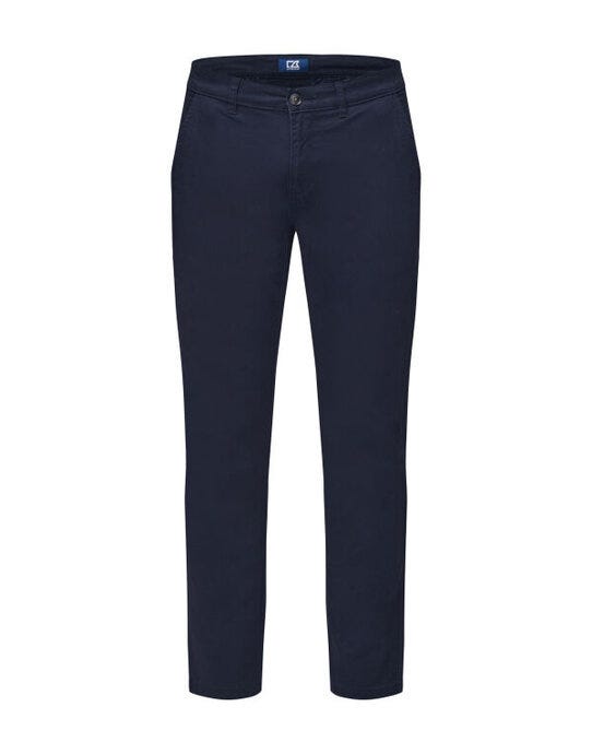 Cutter &amp; Buck C&amp;B Edgemont Chinos - CB356420 - Dark Navy - Customisable MENS TROUSERS AND JOGPANTS