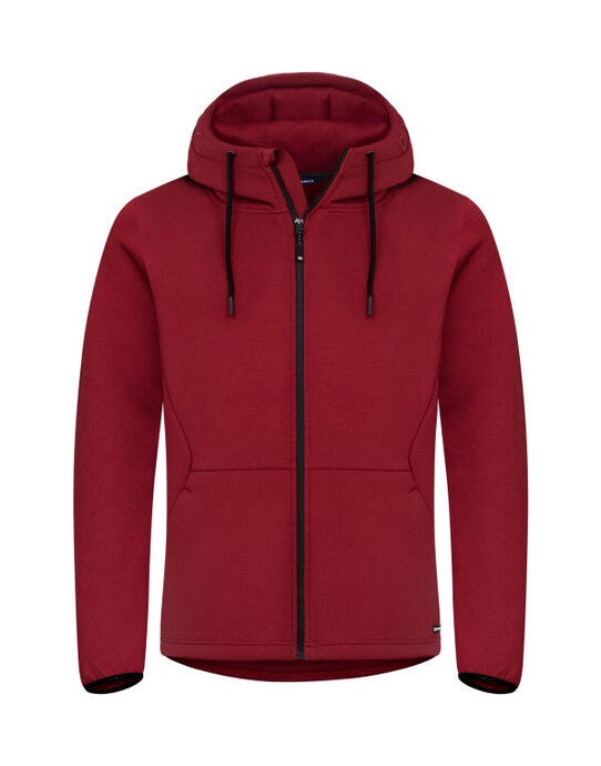 Pemberton Hood Full Zip Men - CB358418 - Biking Red - Customisable Sweatshirts And Hoodies
