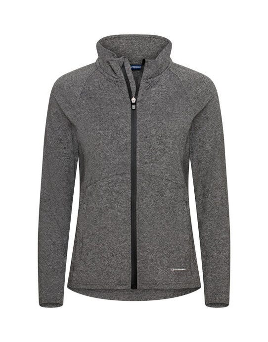 Adapt Full Zip Jacket Women - CB358421 - Anthracite Melange - Customisable Sportswear