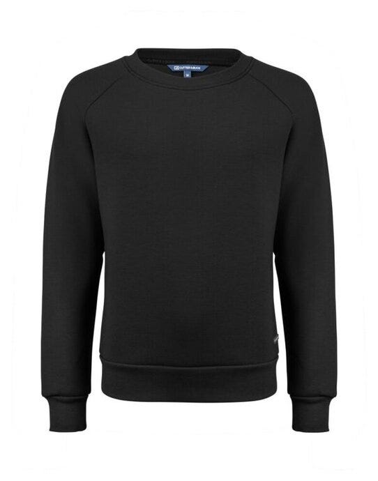 Cutter &amp; Buck C&amp;B Pemberton Crewneck Women - CB358423 - Black - Customisable Ladies Sweatshirts And Hoodies
