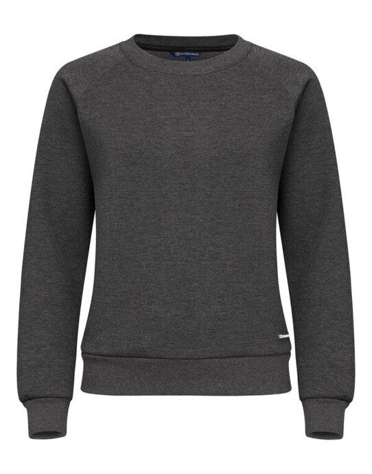 Cutter &amp; Buck C&amp;B Pemberton Crewneck Women - CB358423 - Anthracite Melange - Customisable Ladies Sweatshirts And Hoodies