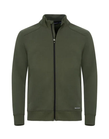 Cutter &amp; Buck - Pemberton Cardigan Full Zip Men - Ivy Green - Customisable Sweatshirts And Hoodies