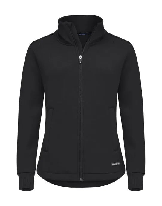 Cutter &amp; Buck - Pemberton Cardigan Full Zip Women - Black - Customisable Sweatshirts And Hoodies