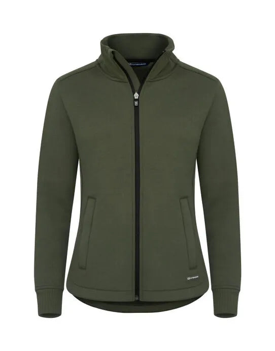 Cutter &amp; Buck - Pemberton Cardigan Full Zip Women - Ivy Green - Customisable Sweatshirts And Hoodies