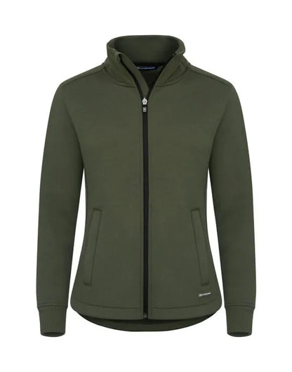 Cutter &amp; Buck - Pemberton Cardigan Full Zip Women - Ivy Green - Customisable Sweatshirts And Hoodies