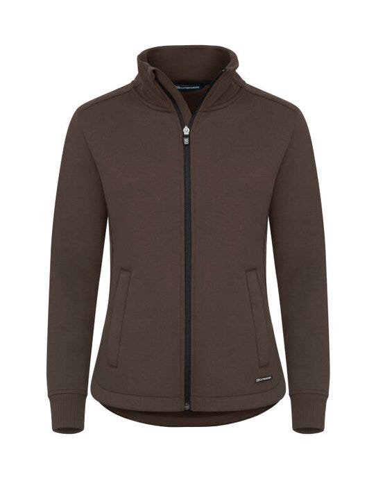 Pemberton Cardigan Full Zip Women - CB358427 - Dark Mocca - Customisable Sweatshirts And Hoodies
