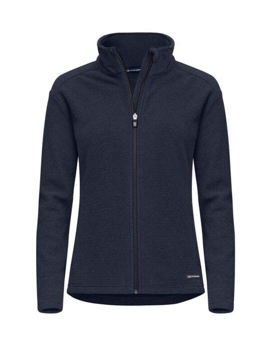 Cutter &amp; Buck C&amp;B Hunts Point Fleece FZ Women - CB358433 - Dark Navy - Customisable Ladies Fleeces