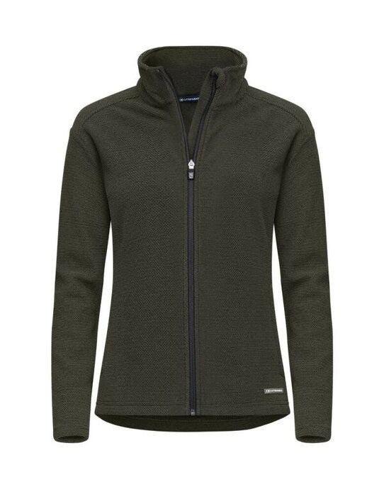 Cutter &amp; Buck C&amp;B Hunts Point Fleece FZ Women - CB358433 - Ivy Green - Customisable Ladies Fleeces