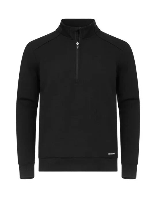 Cutter &amp; Buck - Pemberton Half Zip Men - Black - Customisable Sweatshirts And Hoodies