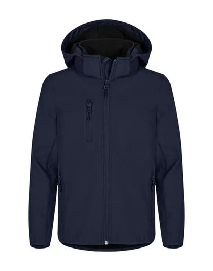 Clique Classic Softshell Jacket Junior Cq0200909 - Dark Navy 6-8 - Customisable OUTERWEAR