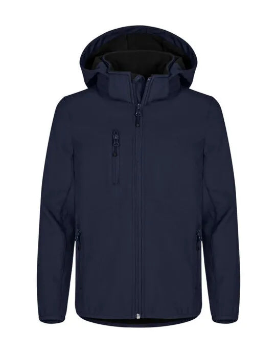 Clique Classic Softshell Jacket Junior Cq0200909 - Dark Navy 12-14 - Customisable OUTERWEAR