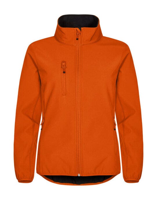 Ladies Classic Softshell Jacket - CQ0200915 - Blood Orange - Customisable OUTERWEAR