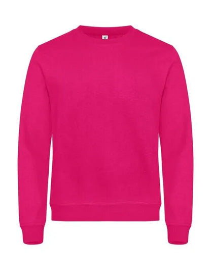Clique Miami Roundneck Cq0201030 - Bright Cerise L - Customisable SWEATSHIRTS AND HOODIES