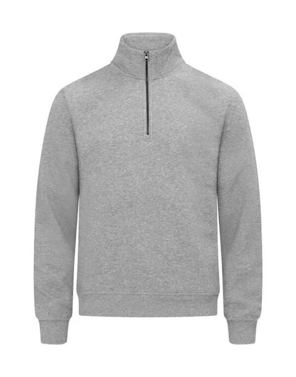 Clique Miami Half Zip Cq0201033 - Grey Melange 3XL - Customisable SWEATSHIRTS AND HOODIES