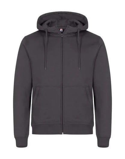 Clique Miami Full Zip Hoody Cq0201034 - Metal Grey 3XL - Customisable SWEATSHIRTS AND HOODIES