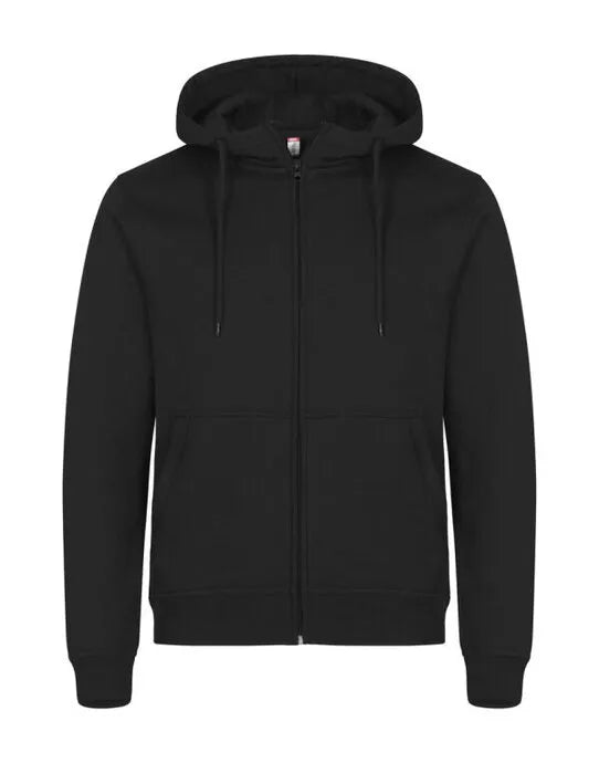 Clique Miami Full Zip Hoody Cq0201034 - Black 3XL - Customisable SWEATSHIRTS AND HOODIES