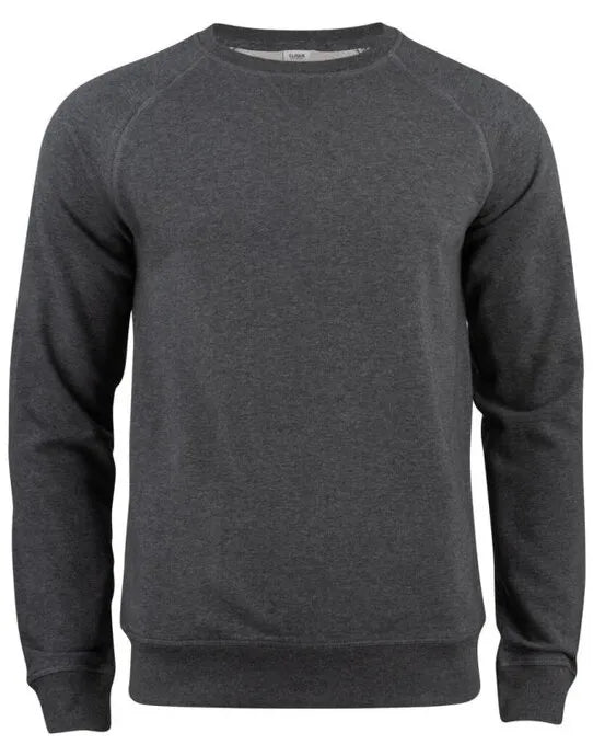 Clique Premium Oc Roundneck Cq021000 - Anthracite Melange M - Customisable SWEATSHIRTS AND HOODIES