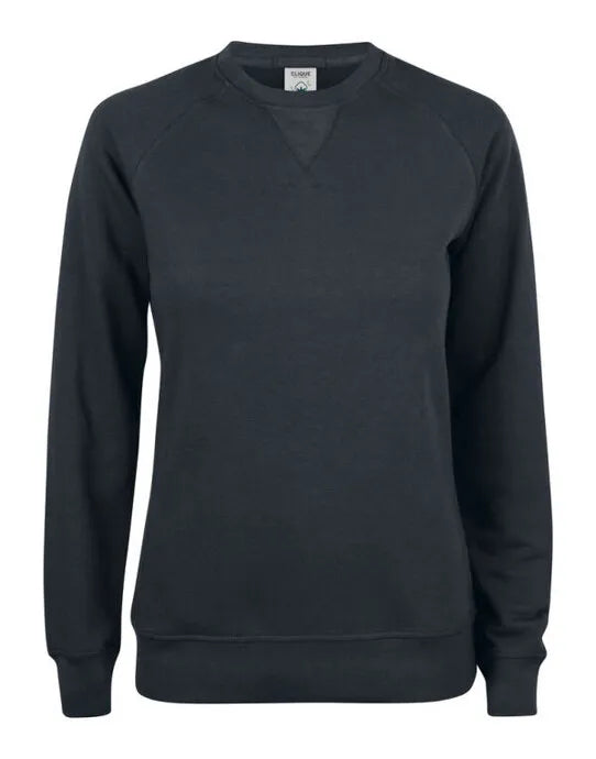 Clique Ladies Premium Occ Roundneck Cq021001 - Black L - Customisable SWEATSHIRTS AND HOODIES