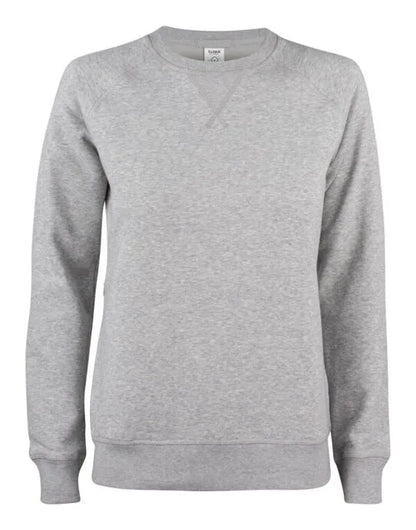 Clique Ladies Premium Occ Roundneck Cq021001 - Grey Melange M - Customisable SWEATSHIRTS AND HOODIES