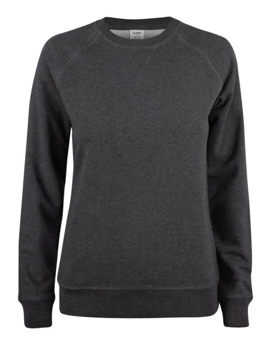 Clique Ladies Premium Occ Roundneck Cq021001 - Anthracite Melange XS - Customisable SWEATSHIRTS AND HOODIES