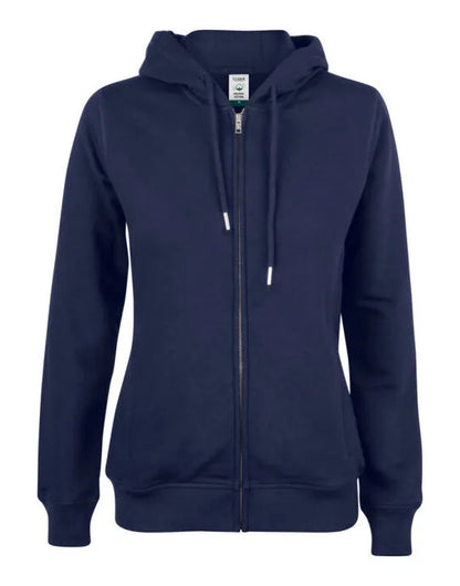 Clique Ladies Premium Oc Full Zip Hoody Cq021005 - Dark Navy S - Customisable SWEATSHIRTS AND HOODIES