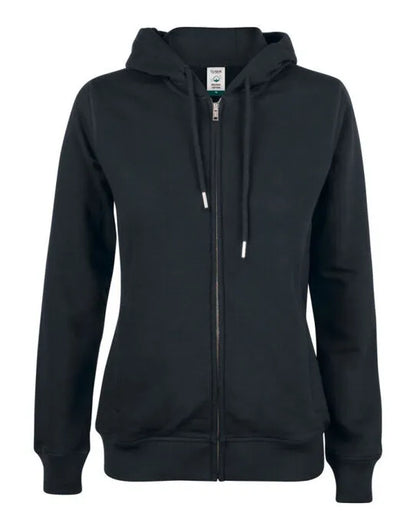 Clique Ladies Premium Oc Full Zip Hoody Cq021005 - Black 2XL - Customisable SWEATSHIRTS AND HOODIES