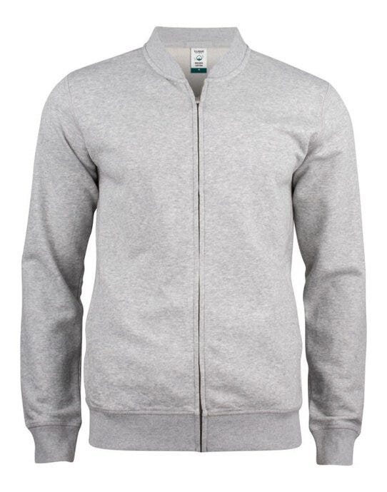 Premium OC Cardigan - CQ021006 - Grey Melange - Customisable SWEATSHIRTS AND HOODIES