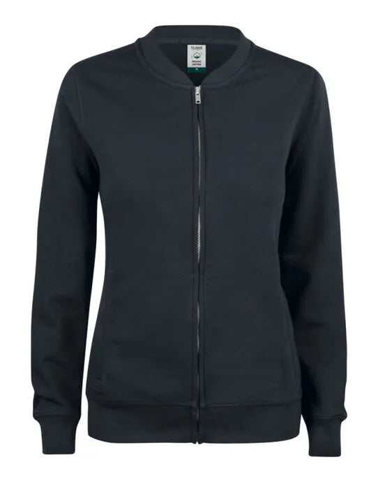 Clique Ladies Premium Oc Cardigan Cq021007 - Black XS - Customisable SWEATSHIRTS AND HOODIES