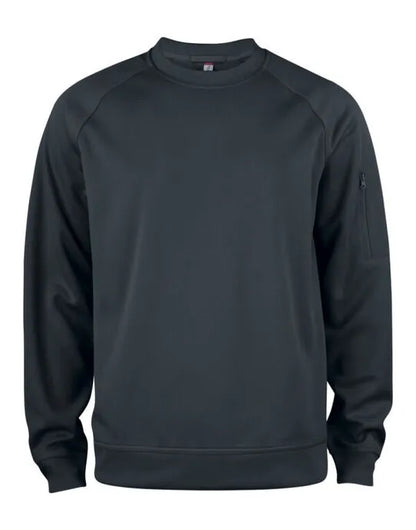 Clique Basic Active Roundneck Cq021010 - Black S - Customisable SWEATSHIRTS AND HOODIES