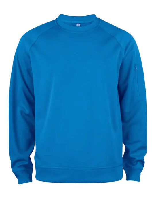 Clique Basic Active Roundneck Cq021010 - Royal Blue M - Customisable SWEATSHIRTS AND HOODIES