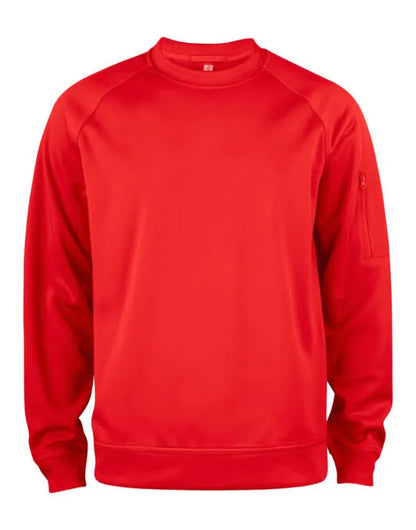Clique Basic Active Roundneck Cq021010 - Red XL - Customisable SWEATSHIRTS AND HOODIES