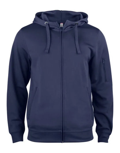 Clique Basic Active Full Zip Hoody Cq021014 - Dark Navy XL - Customisable SWEATSHIRTS AND HOODIES