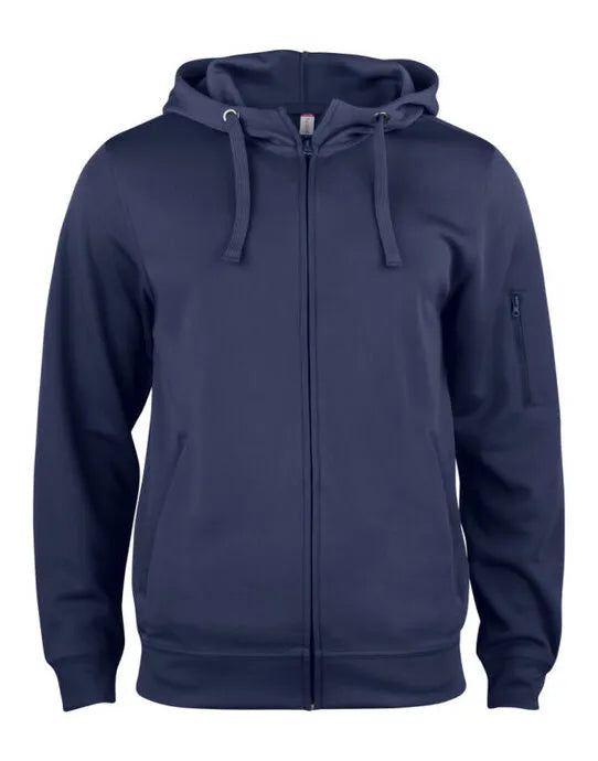 Clique Basic Active Full Zip Hoody Cq021014 - Dark Navy 4XL - Customisable SWEATSHIRTS AND HOODIES