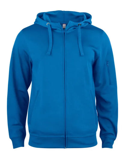 Clique Basic Active Full Zip Hoody Cq021014 - Royal Blue 2XL - Customisable SWEATSHIRTS AND HOODIES