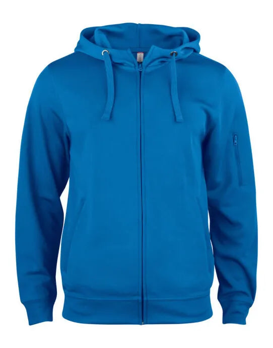 Clique Basic Active Full Zip Hoody Cq021014 - Royal Blue 4XL - Customisable SWEATSHIRTS AND HOODIES