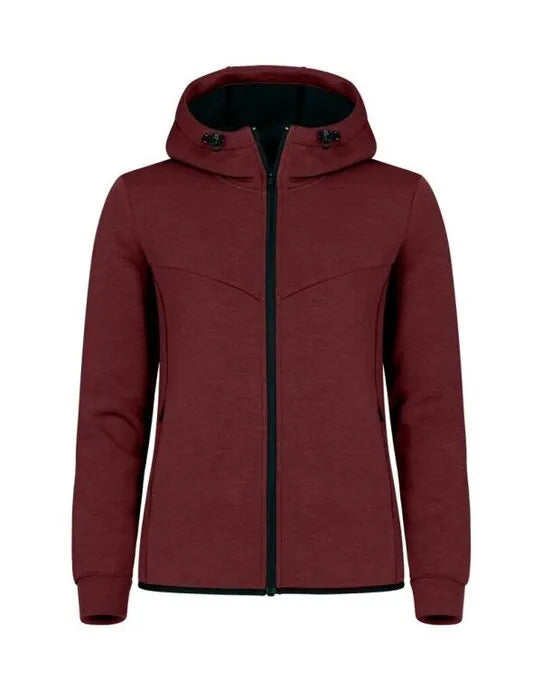 Clique Ladies Hayden Cq021025 - Burgundy L - Customisable SWEATSHIRTS AND HOODIES