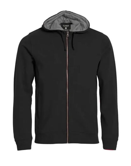 Clique Classic Full Zip Hoody Cq021044 - Black L - Customisable SWEATSHIRTS AND HOODIES
