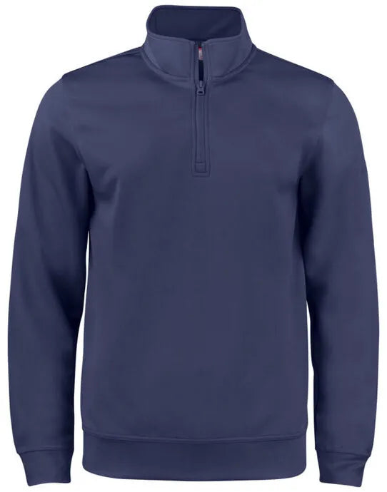 Clique Basic Active Half Zip Junior Cq021072 - Dark Navy 9-11 - Customisable SWEATSHIRTS AND HOODIES
