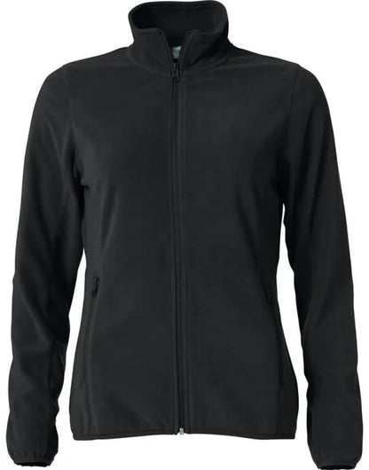 Clique Ladies Basic Micro Fleece Jacket Cq023915 - Black 2XL - Customisable OUTERWEAR