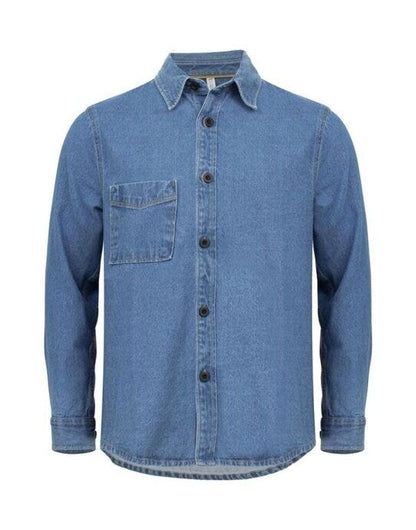 Clique Overshirt Cq027962 - Denim XS - Customisable Shirts &amp; Blouses