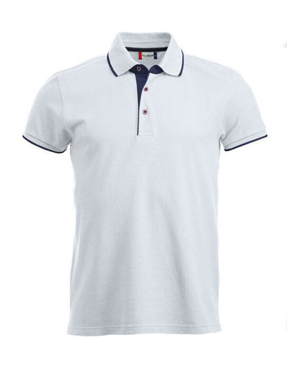 Clique Seattle Cq028242 - White L - Customisable POLO SHIRTS