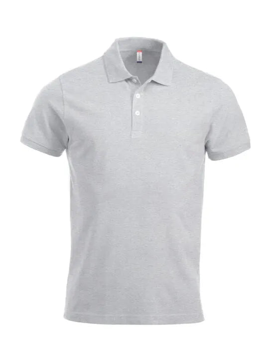 Clique - Short Sleeve Classic Lincoln - Ash - Customisable POLO SHIRTS