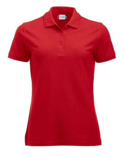 Clique Ladies Manhattan Cq028251 - Red L - Customisable POLO SHIRTS