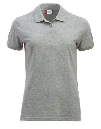 Clique Ladies Manhattan Cq028251 - Grey Melange S - Customisable POLO SHIRTS