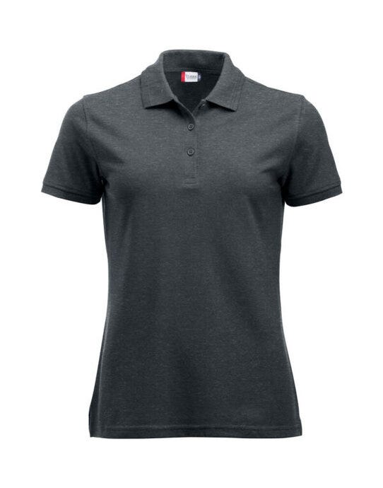 Clique Ladies Manhattan Cq028251 - Anthracite Melange L - Customisable POLO SHIRTS