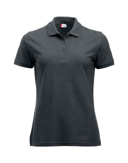 Clique Ladies Manhattan Cq028251 - Anthracite Melange XL - Customisable POLO SHIRTS