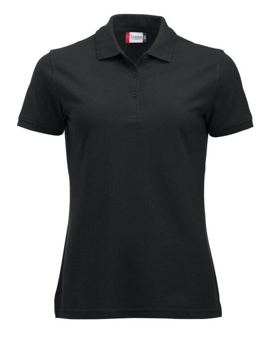 Clique Ladies Manhattan Cq028251 - Black XS - Customisable POLO SHIRTS